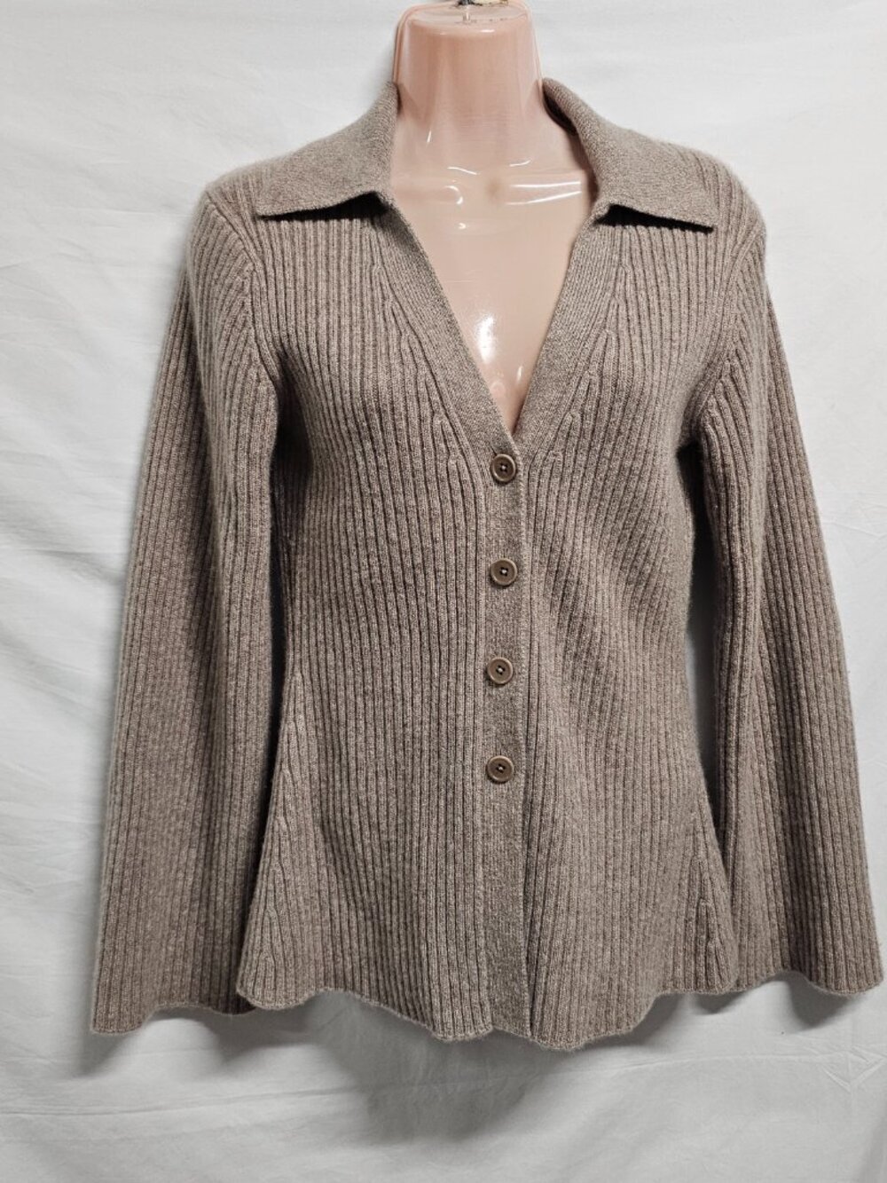 Reformation Shea Cashmere Collared Cardigan Sweater Women Size XS - Picture 15 of 15